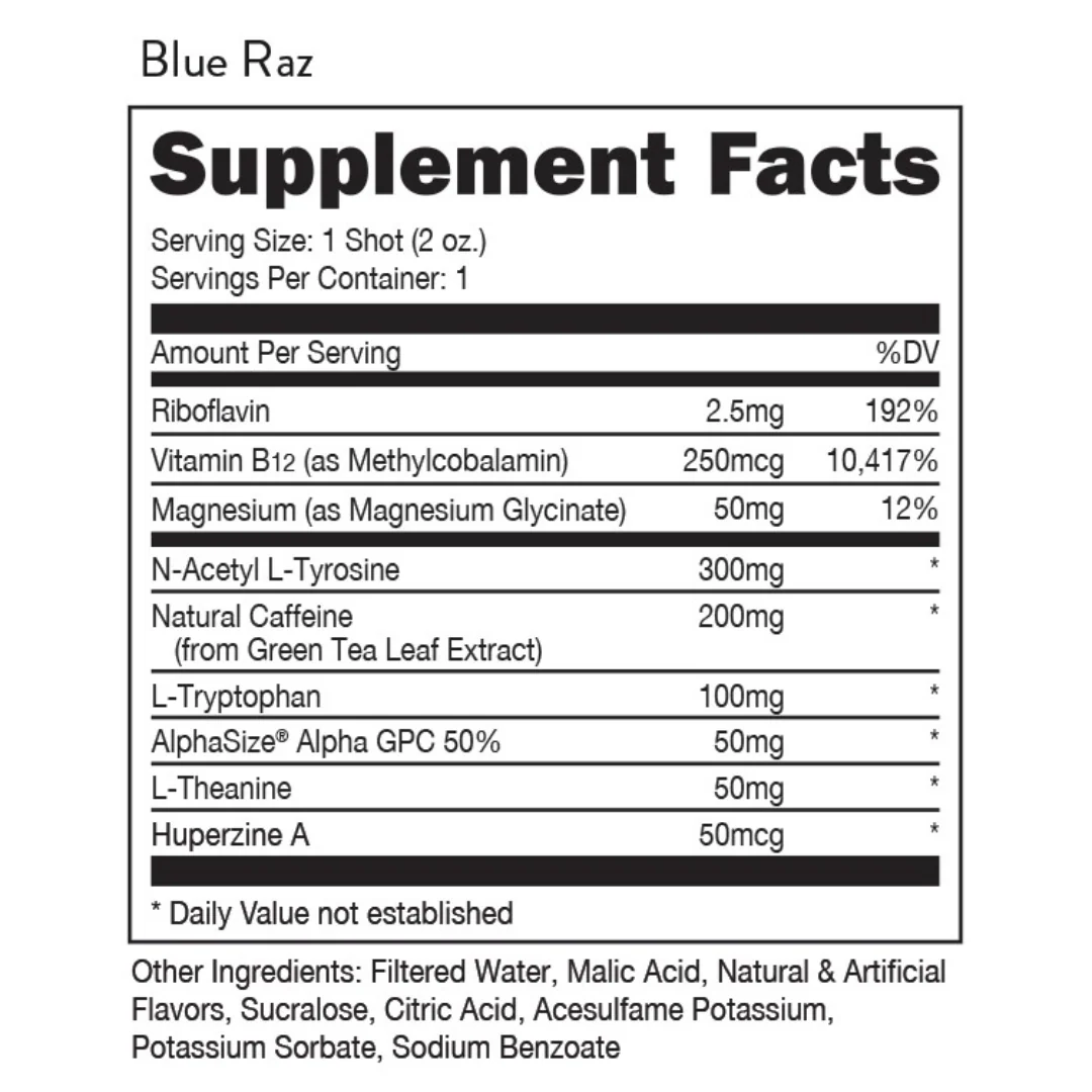 BUCKED UP Buck Shot 59ml Blue Raz - 12 Pack - Image 3