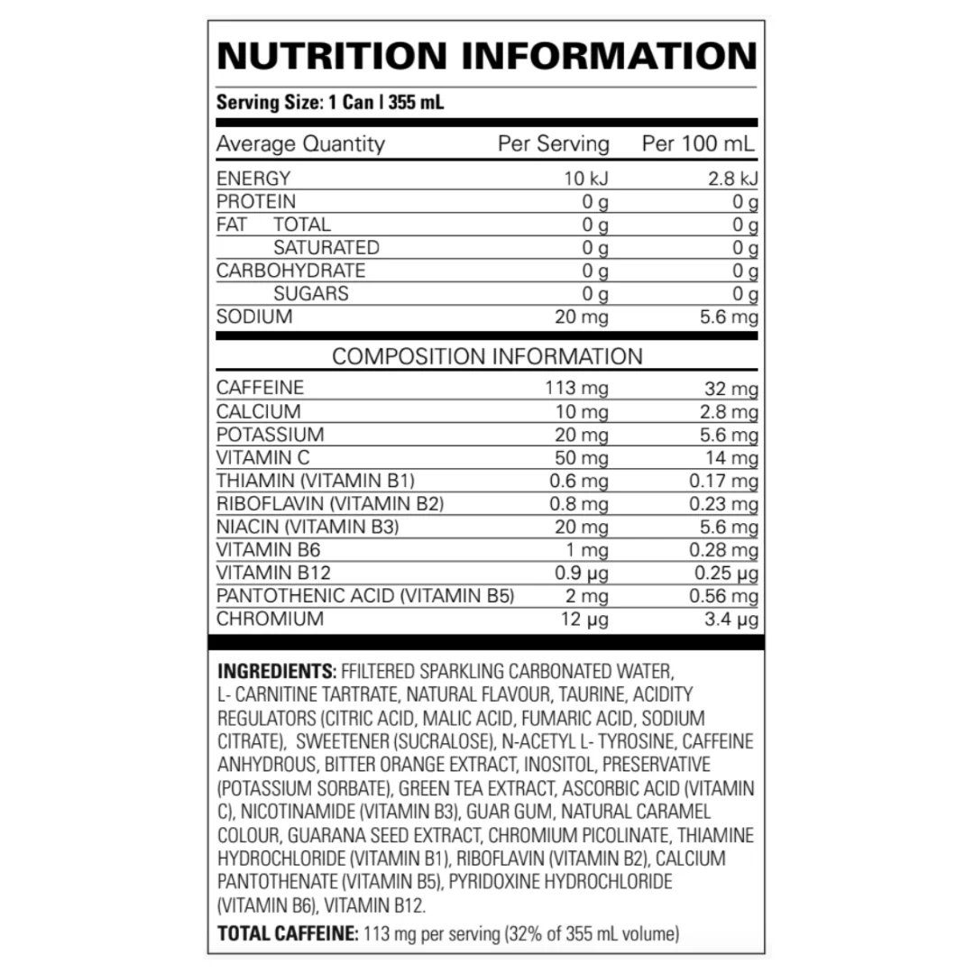 EHP Labs Oxyshred Ultra Energy RTD 355ml Passionfruit - 12 Pack - Image 3