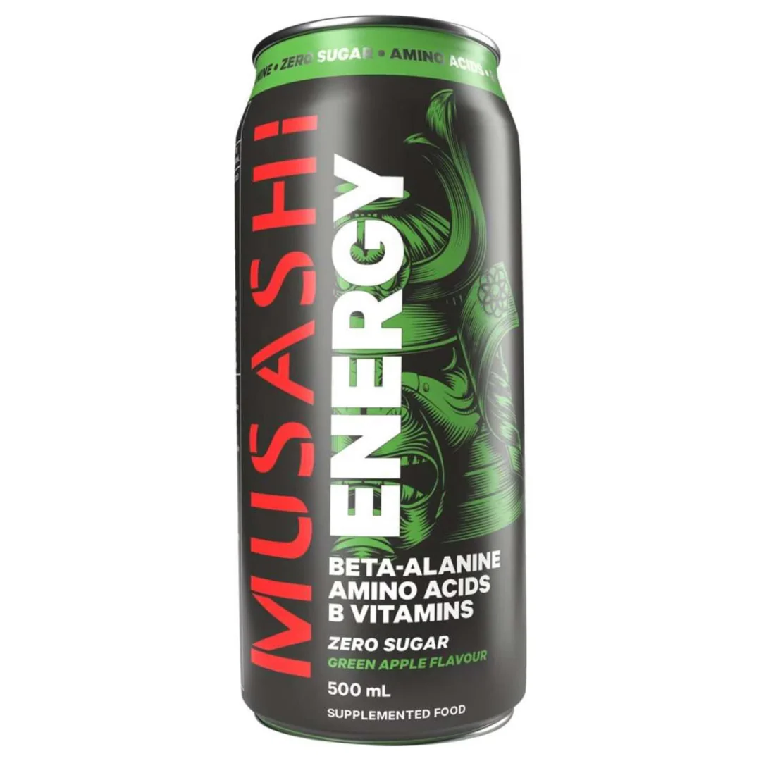 Musashi Energy Drink 500ml 12 Pack - Image 4