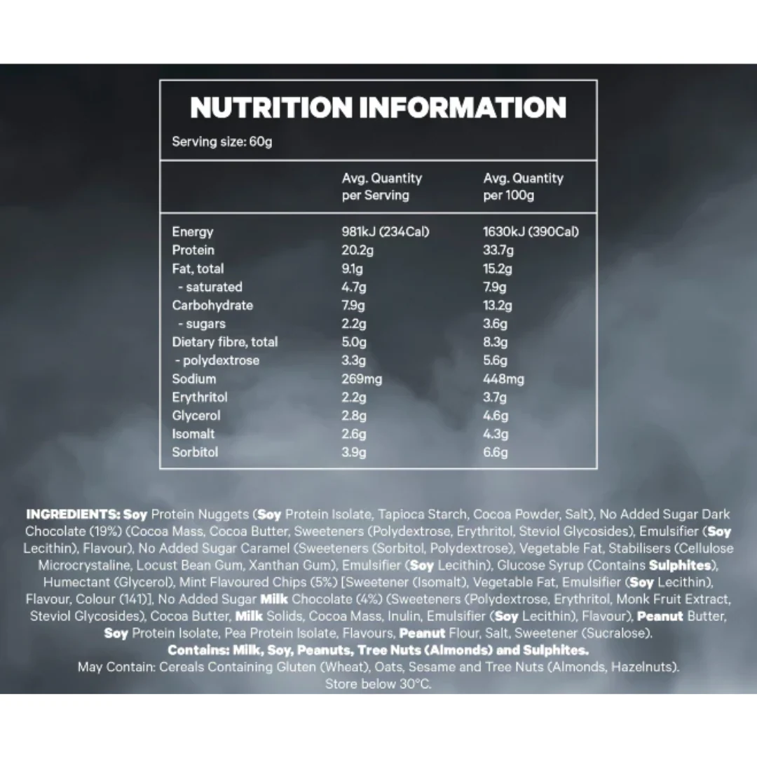 Musashi Protein Crisp Bar 60g Choc Mint - 12 Pack - Image 3