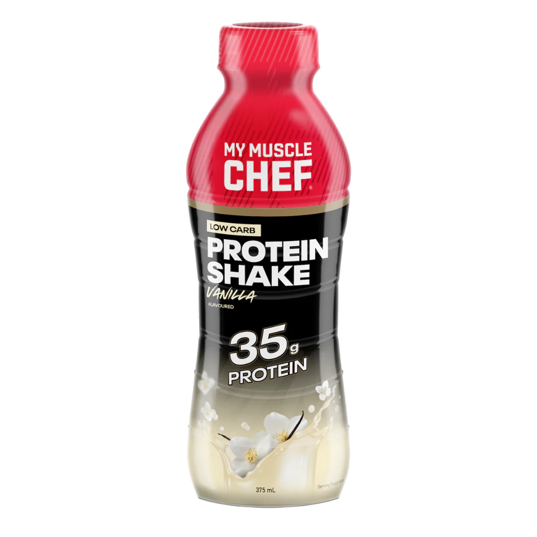 My Muscle Chef 35g Protein Shake RTD 375ml Vanilla - 12 Pack
