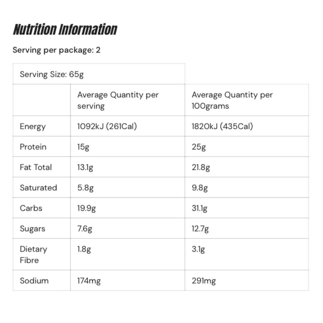 EQ Growth Protein Cookie 130g White Choc Caramel Fudge - 12 Pack - Image 3