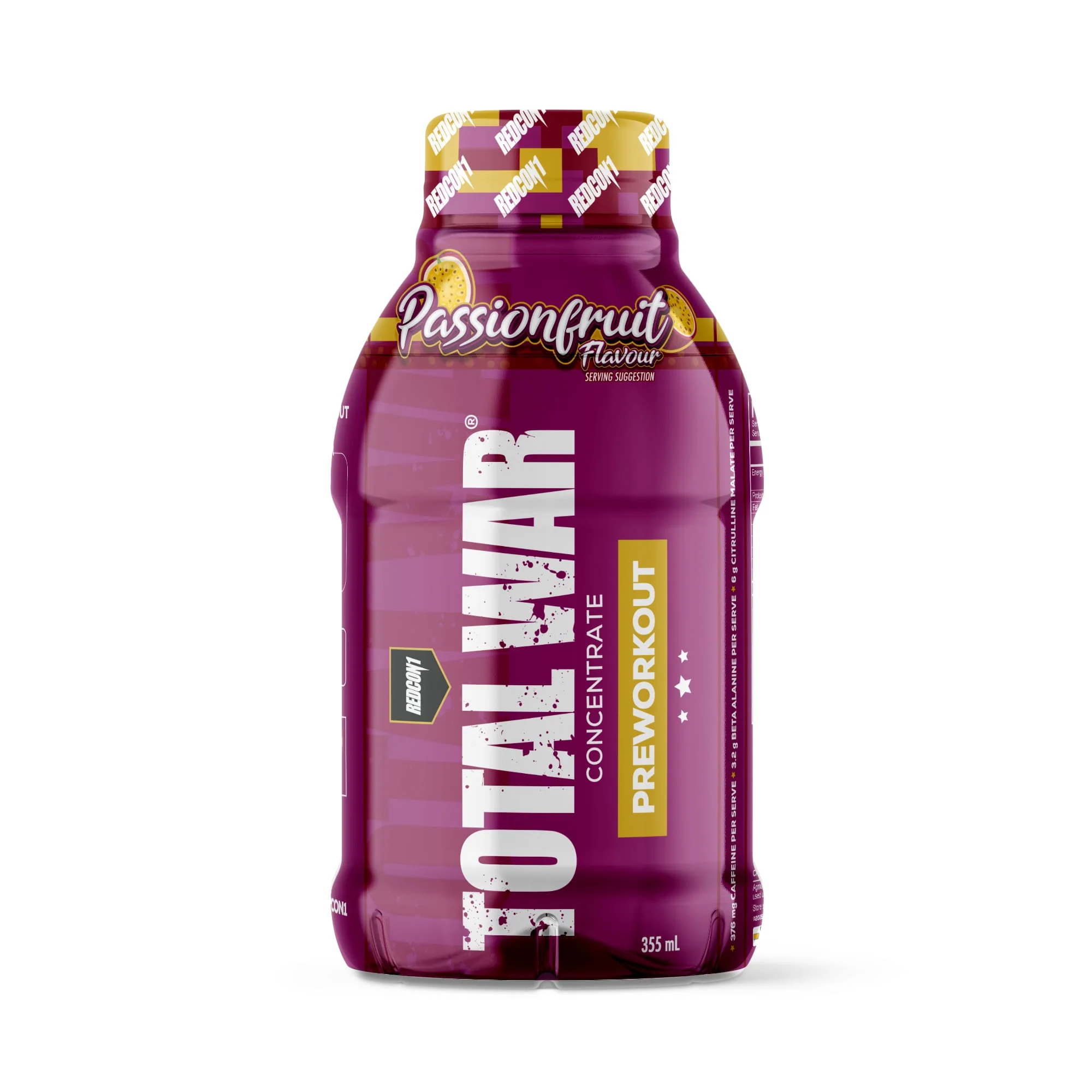TOTAL WAR Pre Workout Concentrate RTD 355ml - Image 6